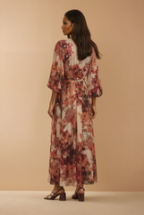 GG2078 Pink Print Dress