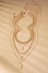 D9039 6 mixed chain necklaces set - La Elegant