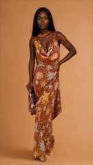 H2010 Summer Fun Print Maxi Dress