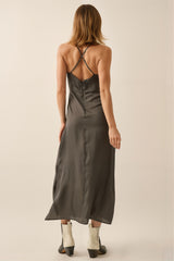 DD7069 Lola Charcoal Midi Dress