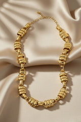 GG4136 Unique Chunky Link Chain Necklace
