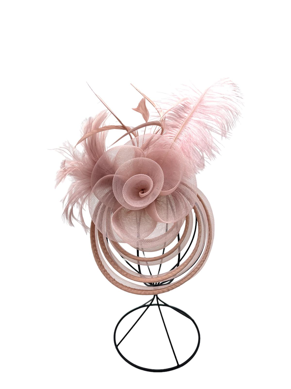 H3072 Blush Fascinator