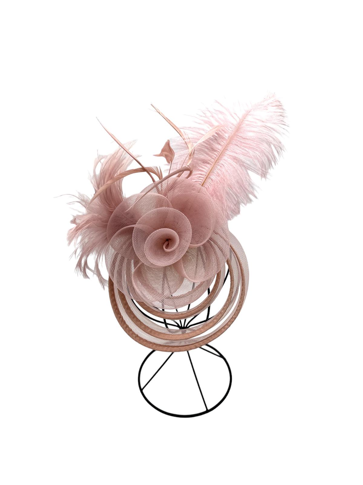 H3072 Blush Fascinator