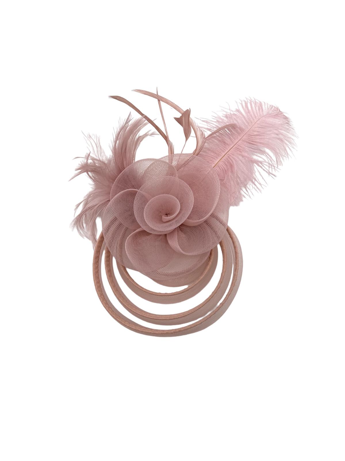 H3072 Blush Fascinator