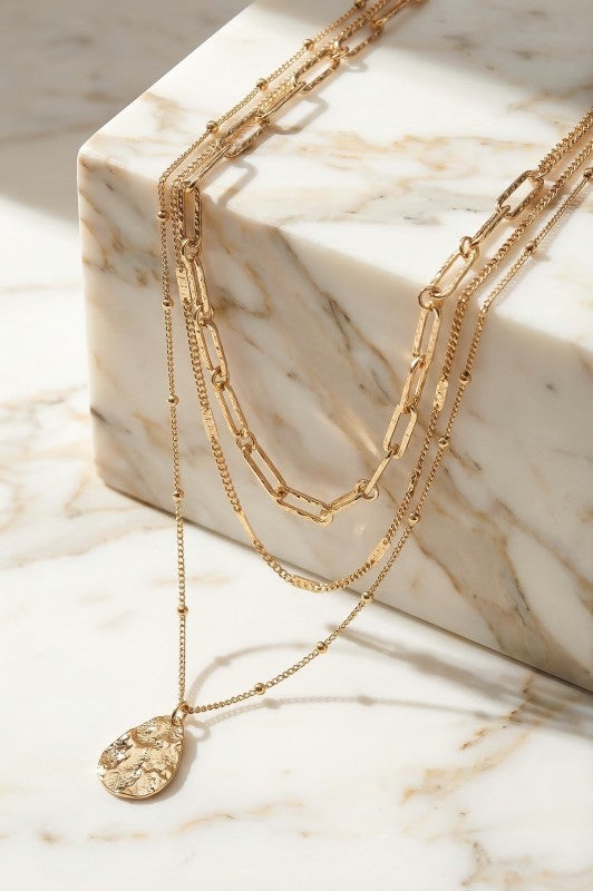 H3204 Six Mixed Chain Necklaces Set
