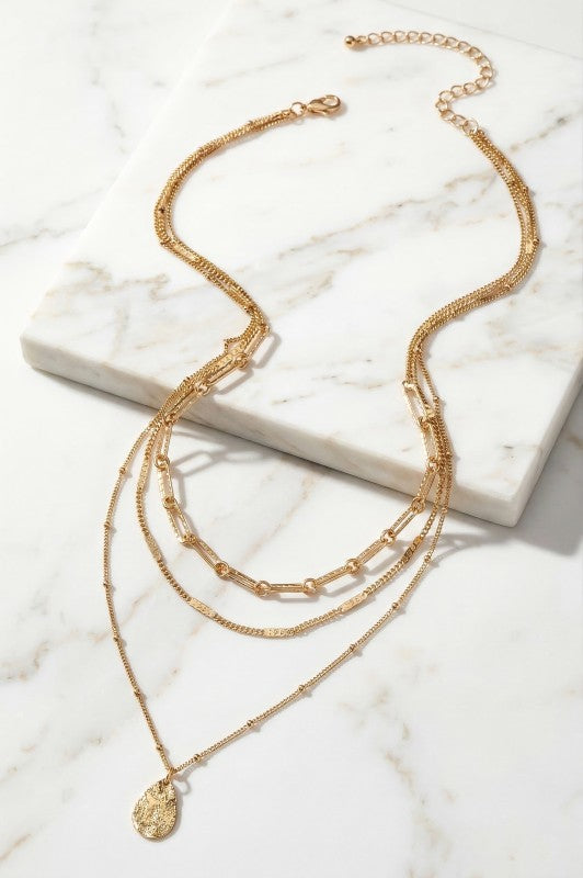 H3204 Six Mixed Chain Necklaces Set