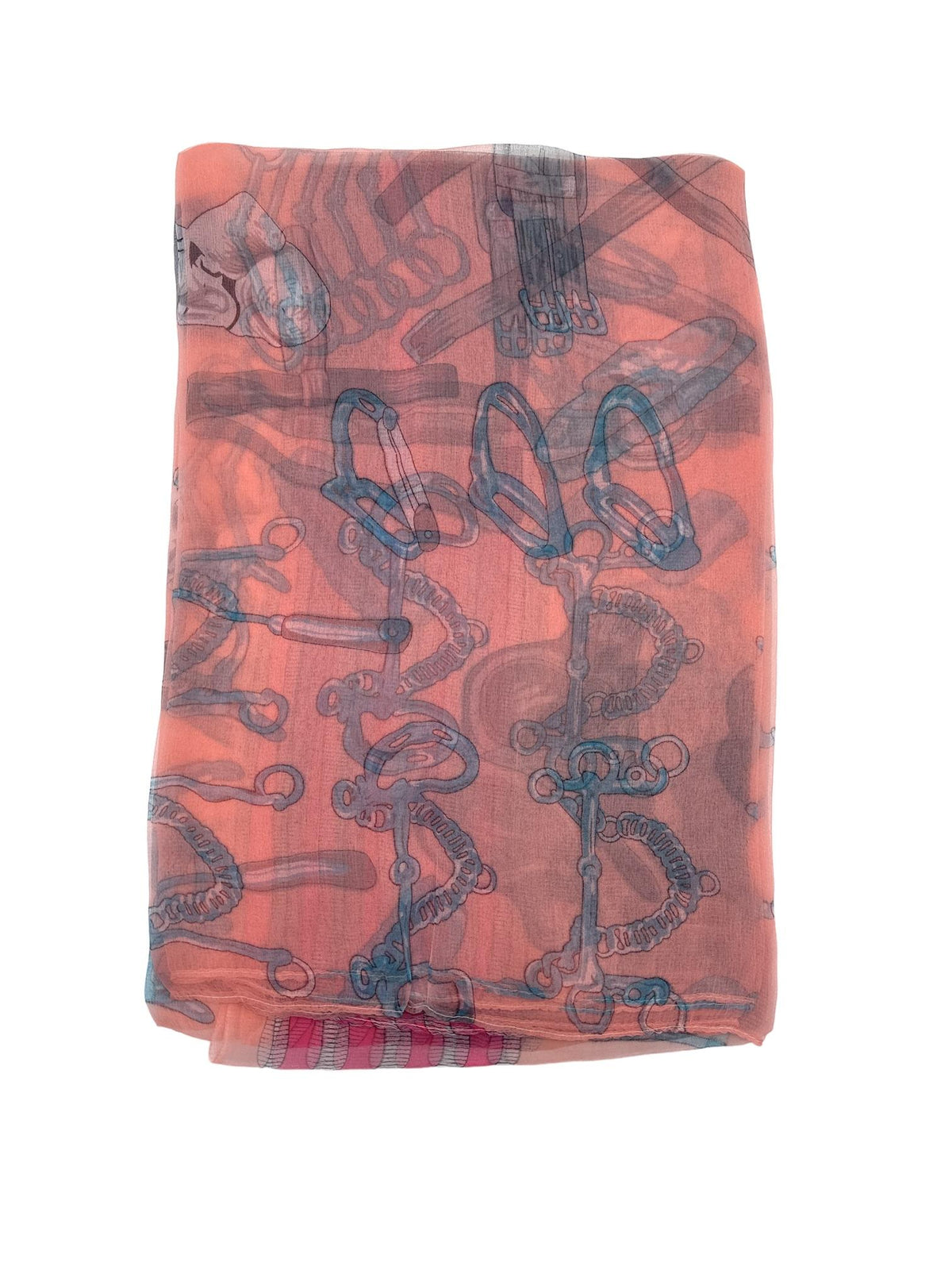 H3078 Blush Chiffon Scarf