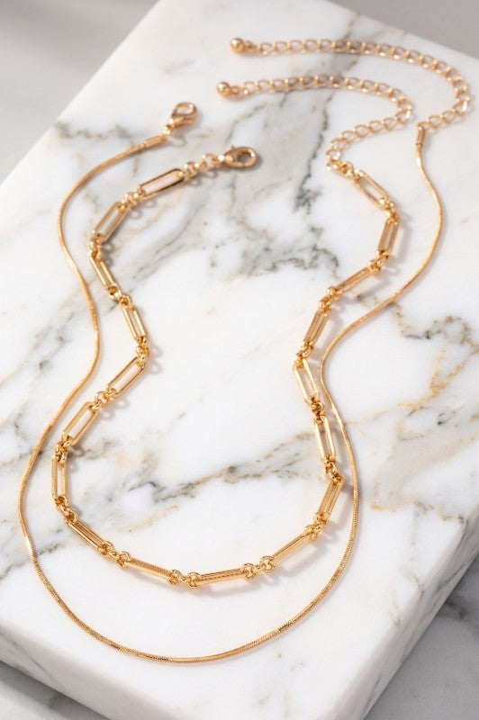 H3201 Two Necklaces Set