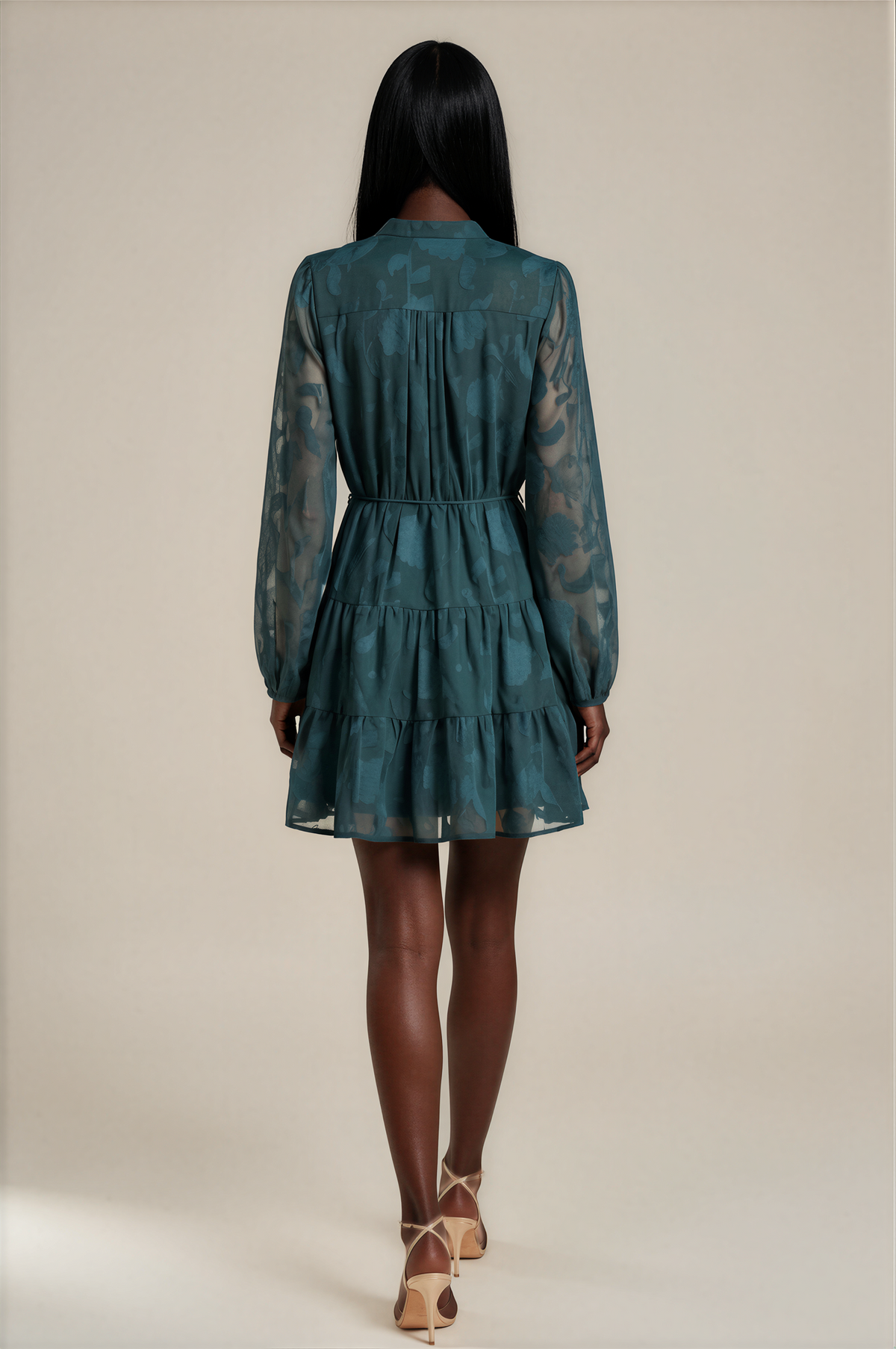 H3140 Hunter Green Mini Dress