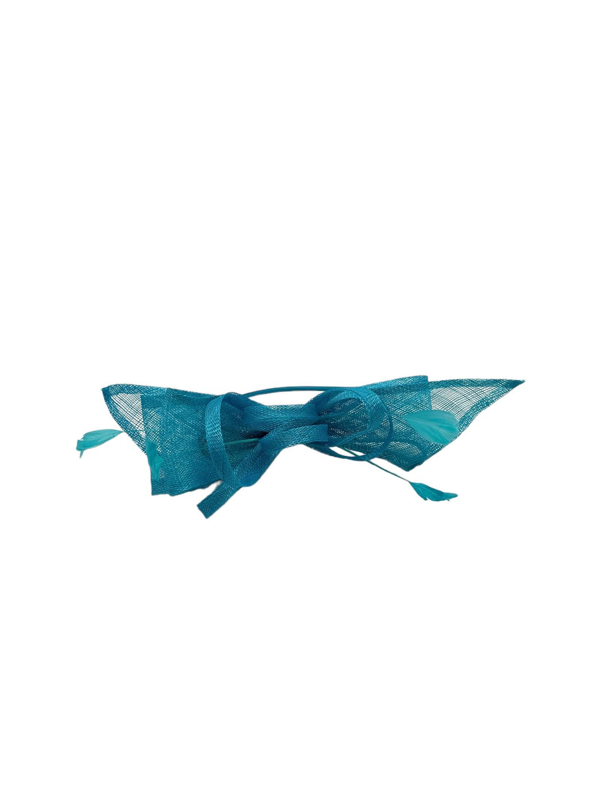 H3091 Teal Headband Fascinator