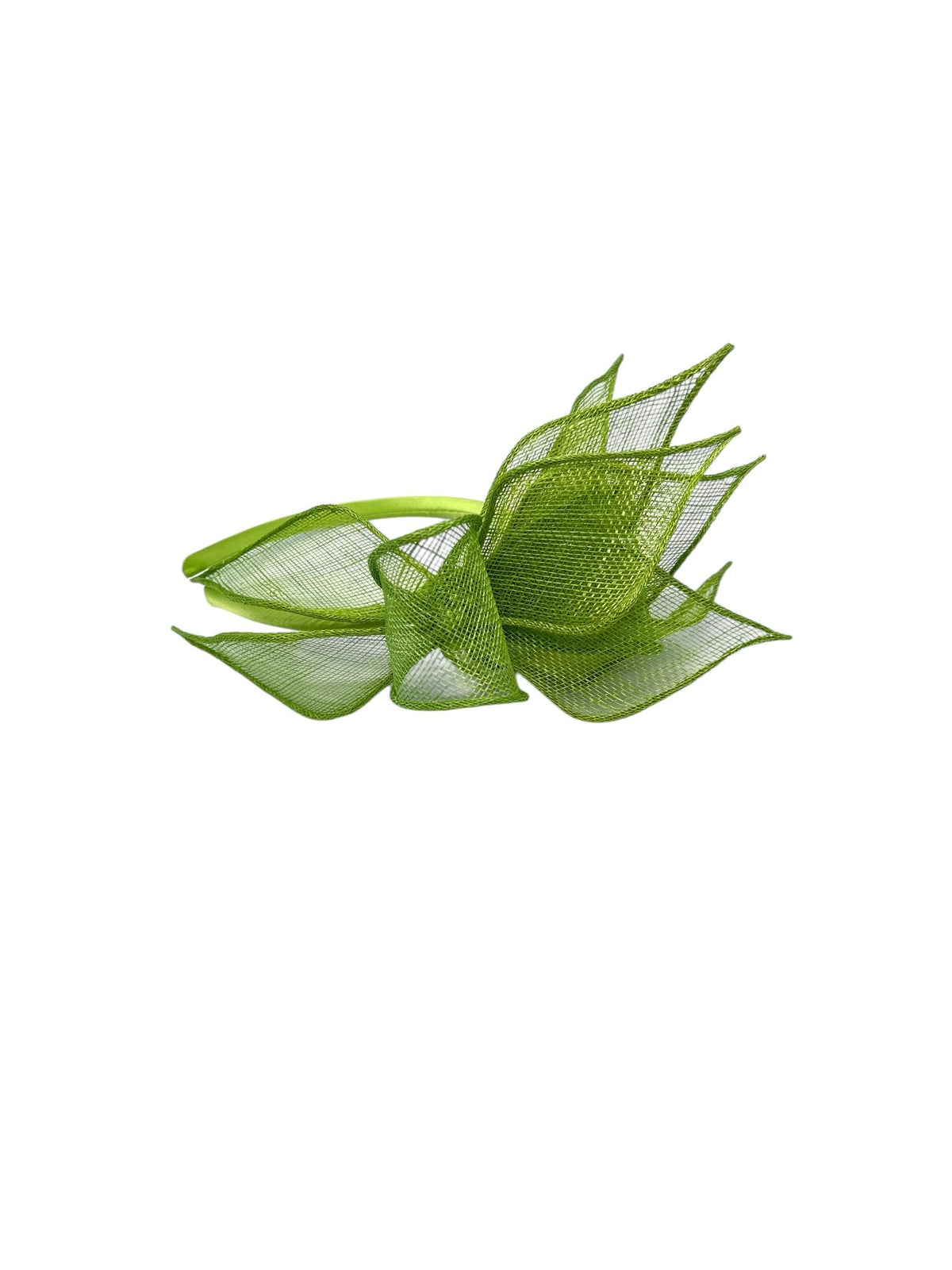 H3068 Green Head Band Fascinator