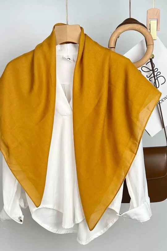 H3062 Mustard Scarf