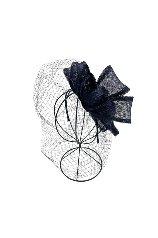 H3065 Marine Netted Fascinator