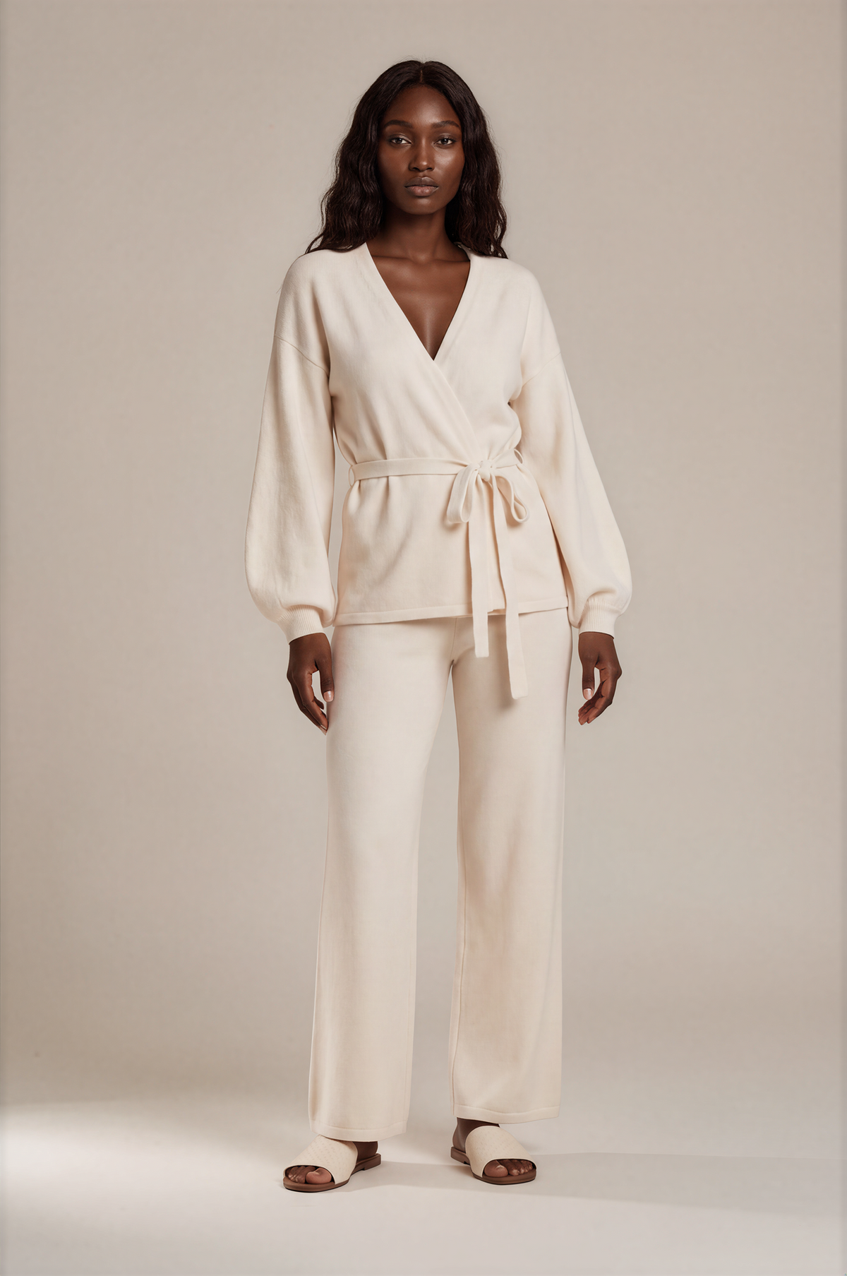 H3018 Cream Sweater Trouser