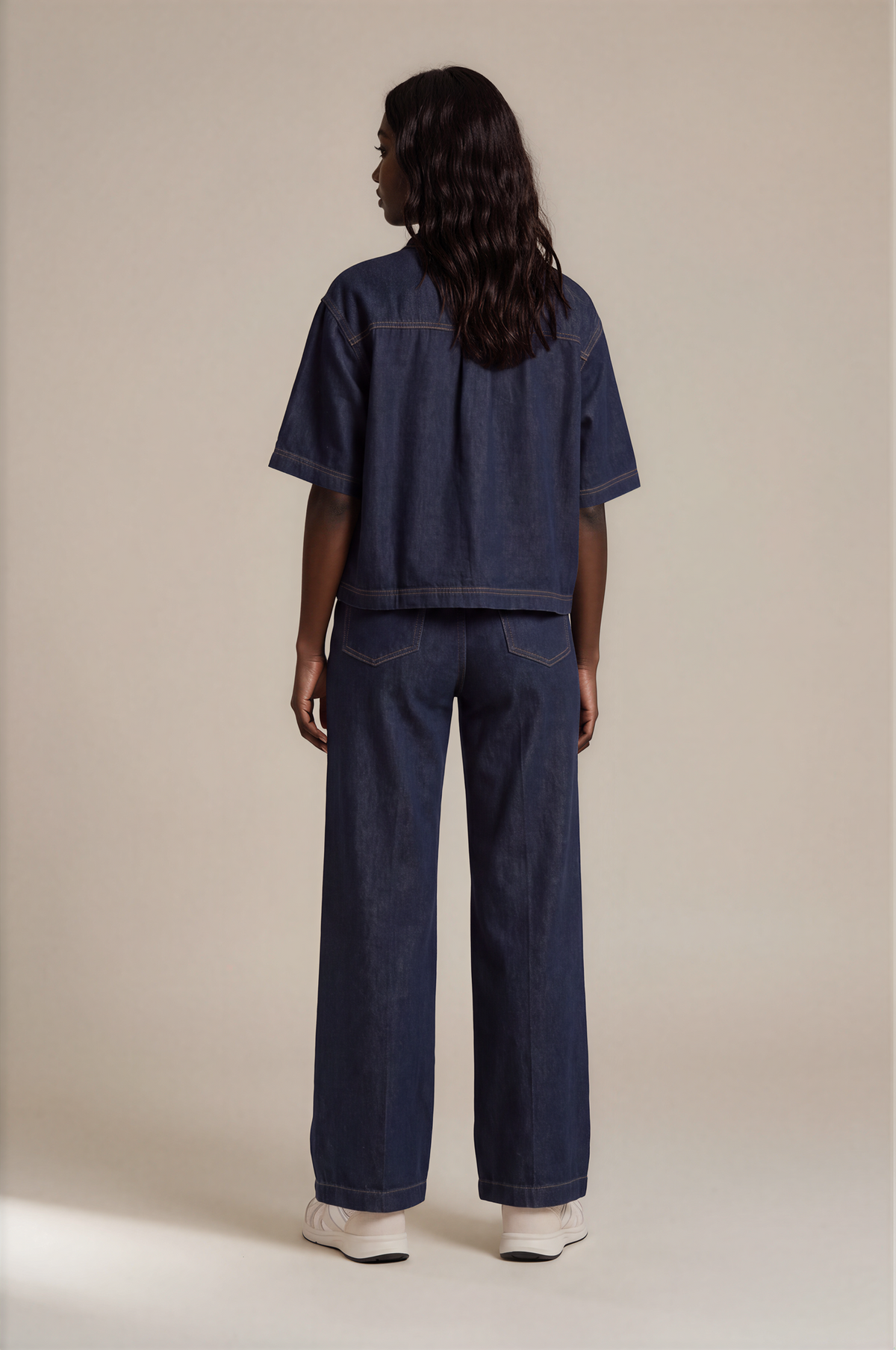 H3022 Denim Top