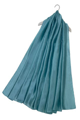 EE212 Powder Blue Silk Scarf