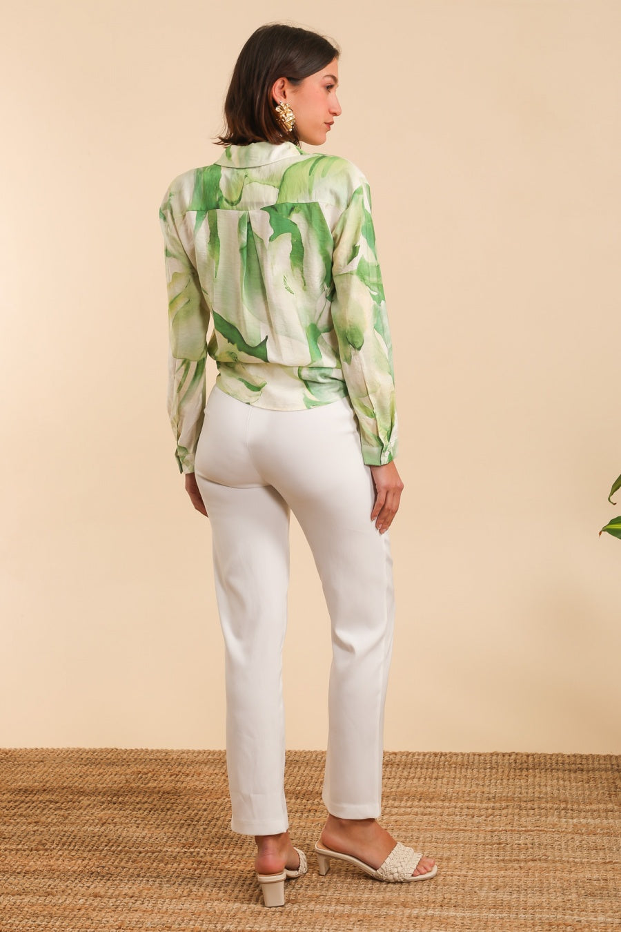 GG1097 White Pants