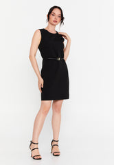 DD8033 Black Mini Dress