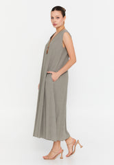 DD8034 Linen Midi Free Flow Dress