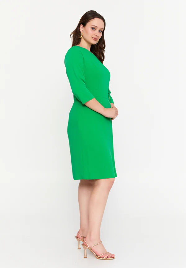 GG3030 Green Pleated Official Dress