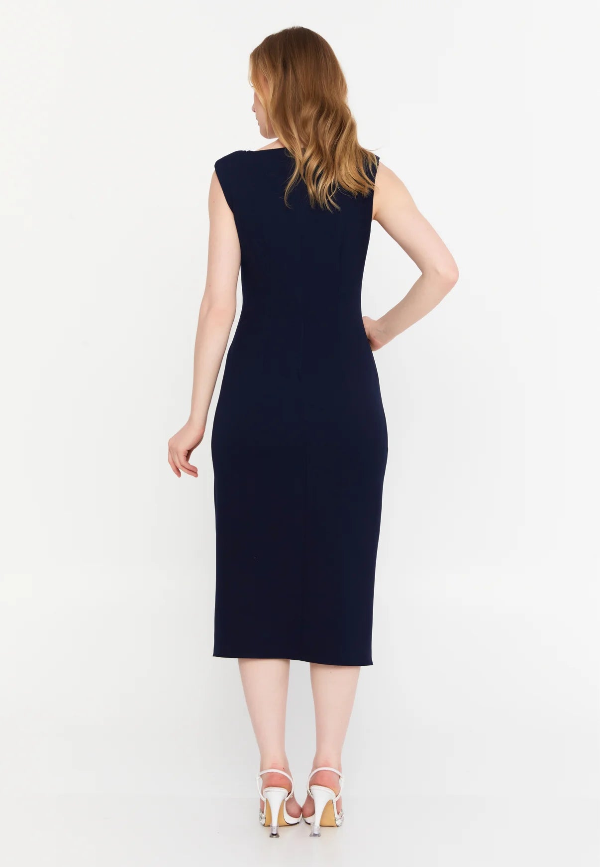 GG3009 Navy Gold Detail Official Dress