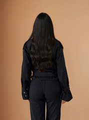 GG2018 Black Mini Trench Coat