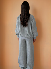 GG2020 Grey Knitted Cardigan