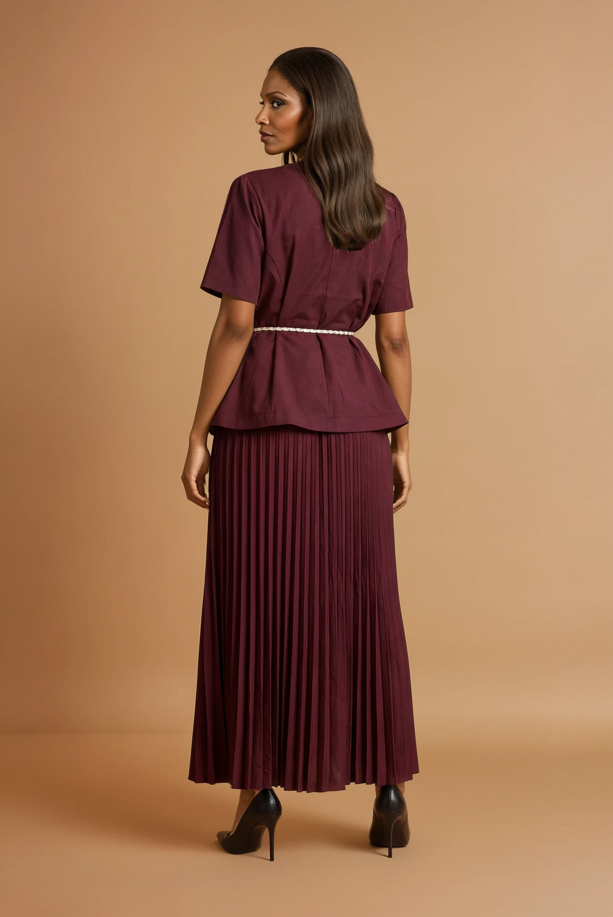 GG2155 Burgundy Blazer