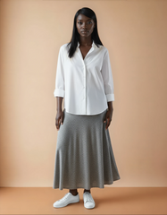 GG2026 Grey Maxi Skirt