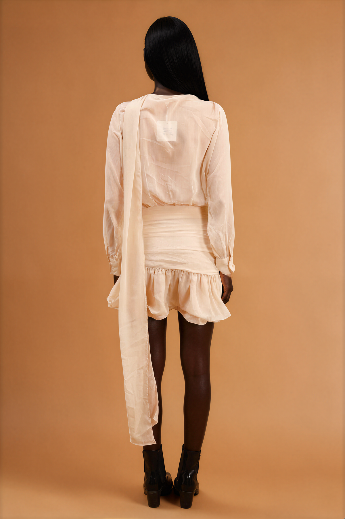 H1013 White Mini Dress