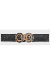 H1034 Black Seashell Belt