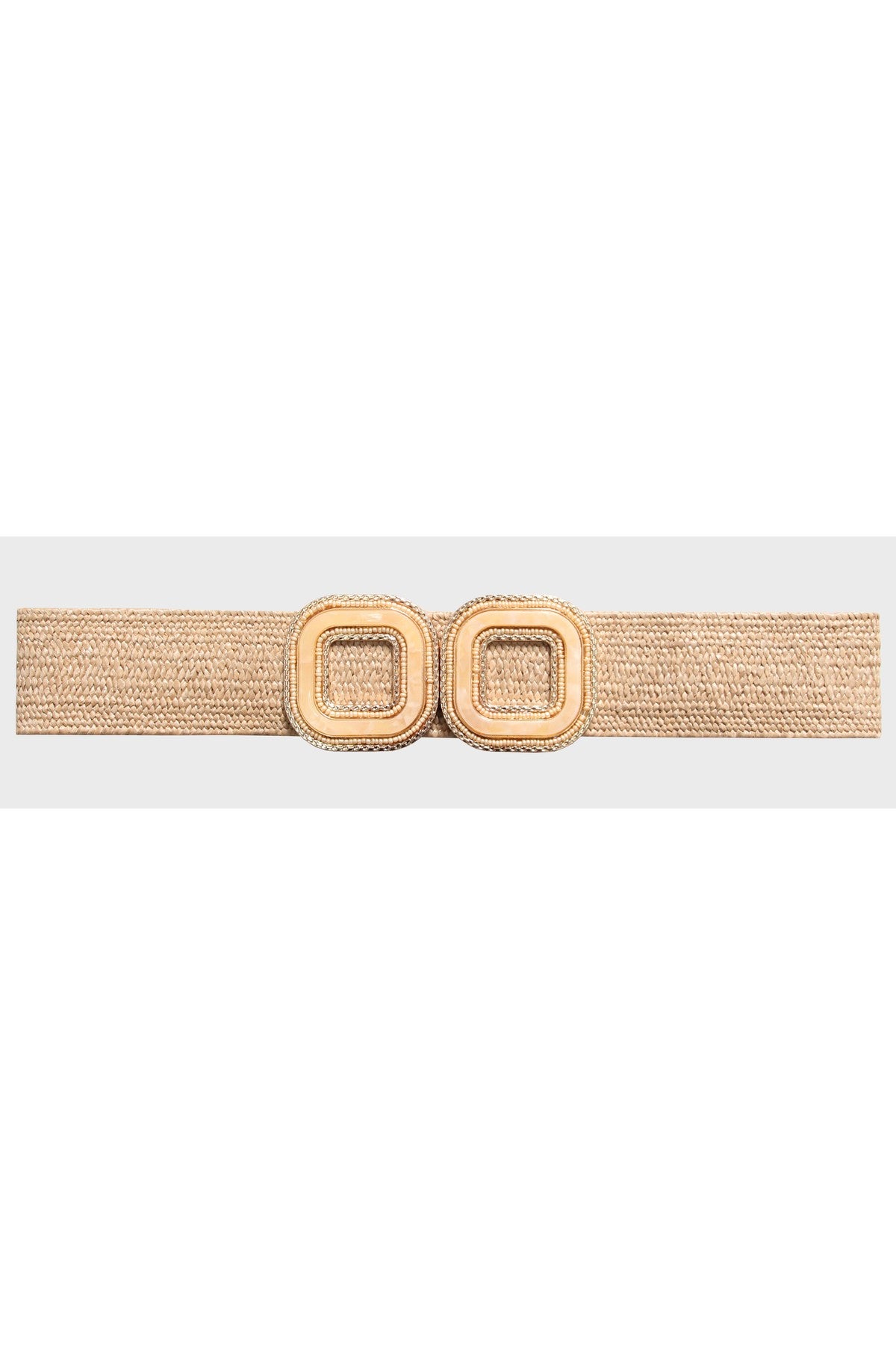 H1031 Cream Stretchy Woven Belt