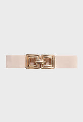 H1039 Gold Double Buckle Belt