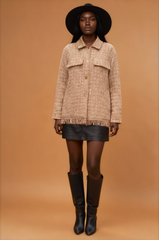 H1009 Gold Tweed Jacket