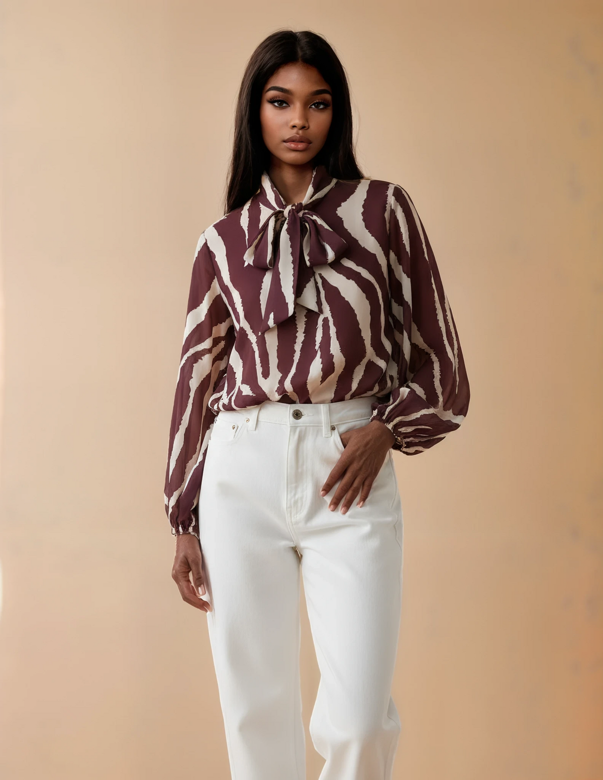 GG2032 Burgundy Swirl Top