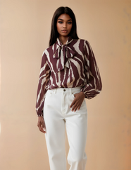 GG2032 Burgundy Swirl Top