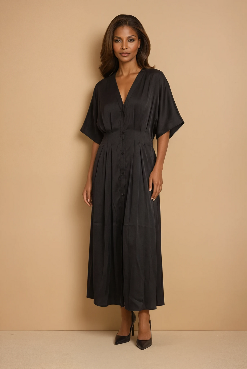 GG2139 Black Midi Dress