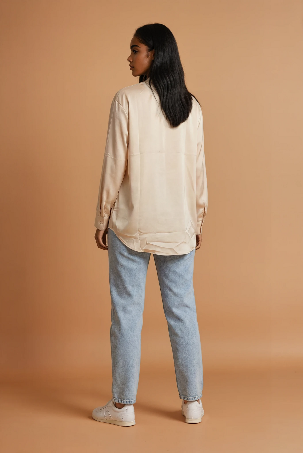 GGG4103  Butter Yellow Satin Top