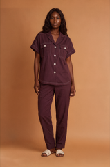 H2039 Burgundy Trousers