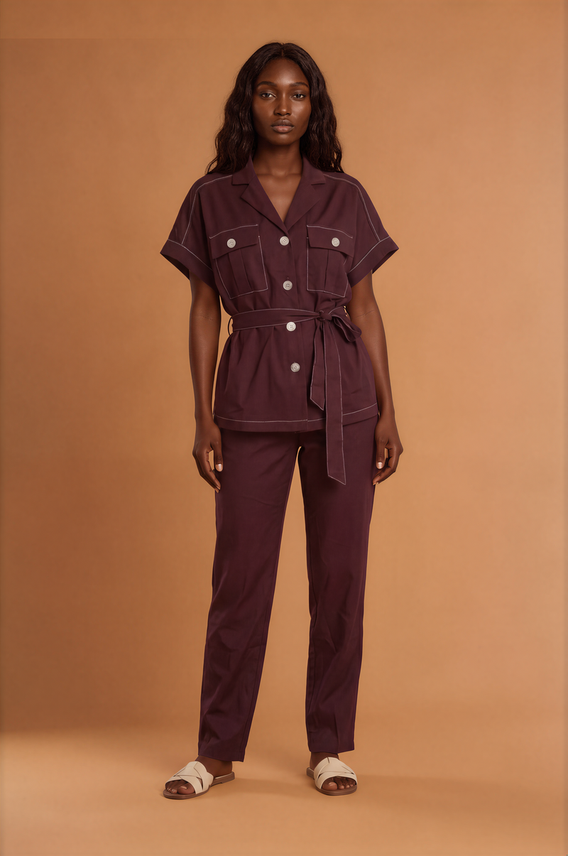 H2040 Burgundy Shirt