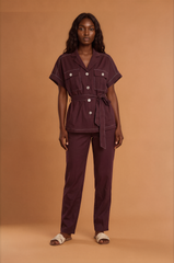 H2039 Burgundy Trousers