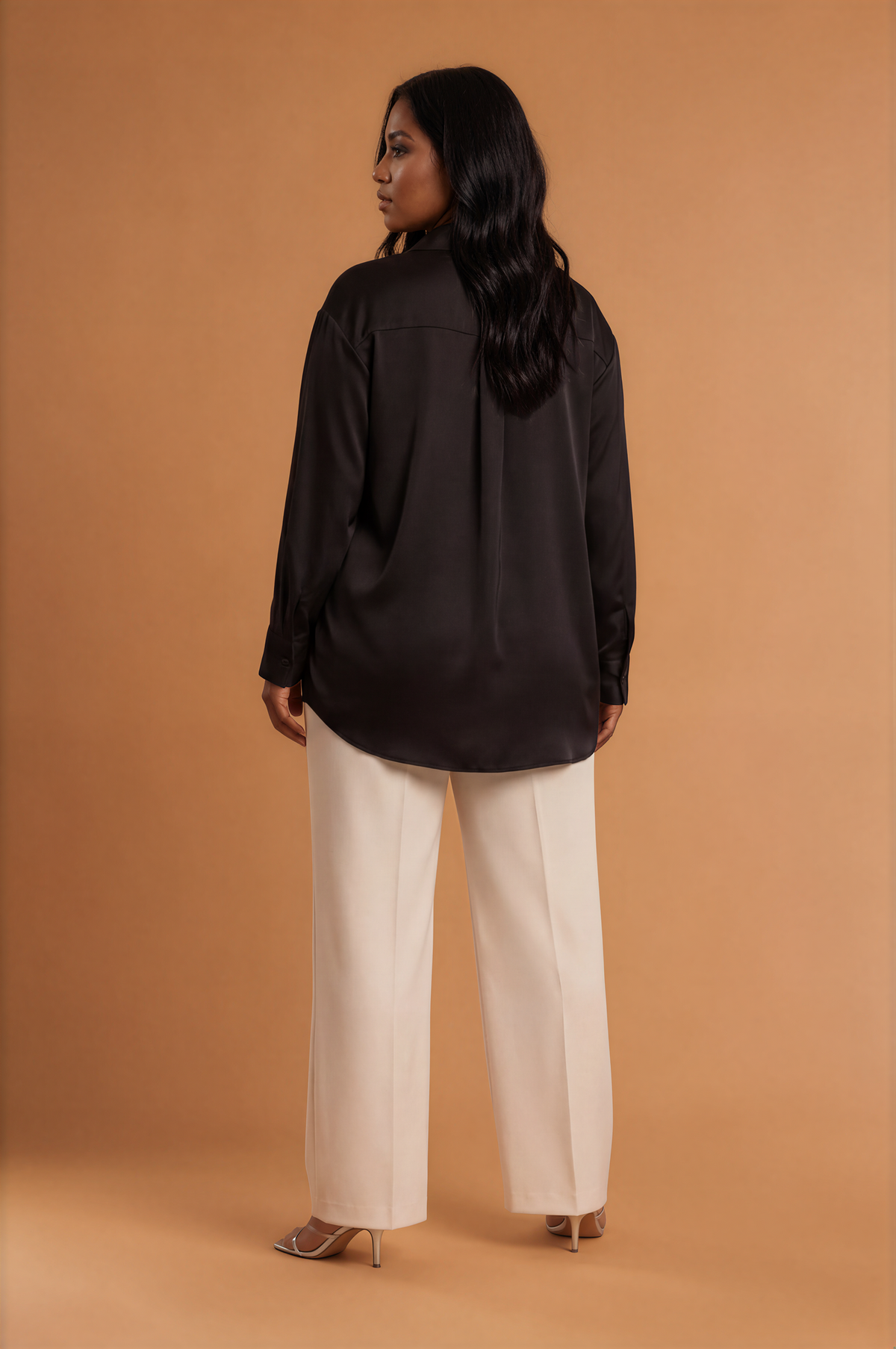 H2047 Black Oversized Top