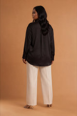 H2047 Black Oversized Top